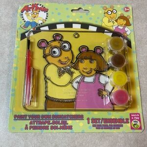 Arthur Paint-Your-Own Suncatcher - Yellow & Pink Characters